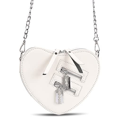 Fozehlad Women Cute Heart Shoulder Bag PU Leather Crossbody Purse for Girls Christmas Valentine's Day Gift2