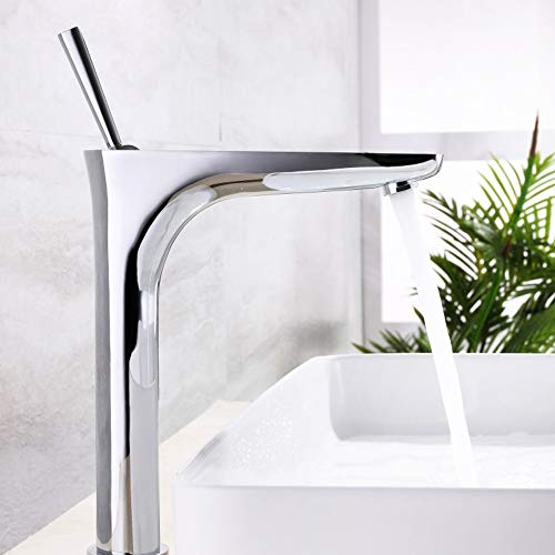 Robinet mitigeur de salle de bain pour eau chaude et froide en laiton