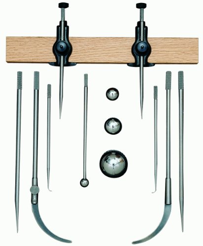 Starrett 59F - Juego completo de cabezales de cama, puntos divisores y accesorios para n.º Serie 59