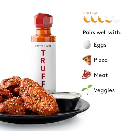 Image of TRUFF Spicy Lovers Pack - TRUFF Hotter Sauce, TRUFF White Hotter Sauce, and TRUFF Black Truffle Arrabbiata Pasta Sauce - Spicy Truffle Hot Sauce Gift Pack of 3 bottles