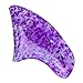 Purrdy Paws Soft Nail Caps for Cat Claws Purple Holographic Glitter Kitten