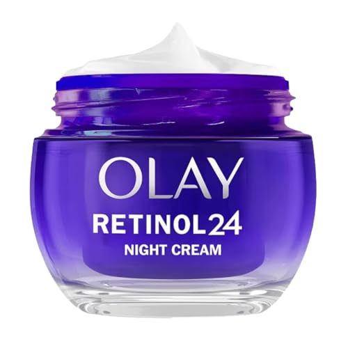 O.l.a.y Retinol 24 Mini Night Cream Face Moisturiser - Anti-Aging Skincare with Antioxidant Vitamin E Overnight Face Cream that Smooths Renews and Hydrates 15ml