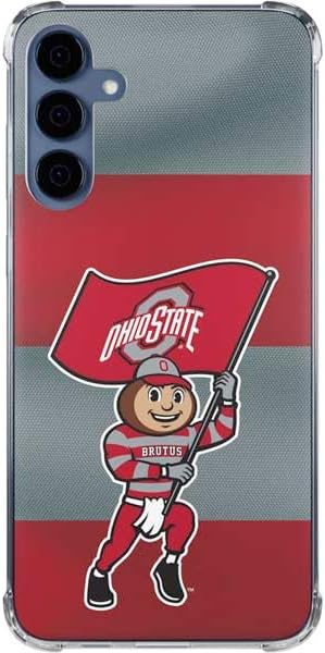 Skinit Clear Phone Case Compatible with Galaxy A35 5G - Officially Licensed Ohio State University Pattern Design