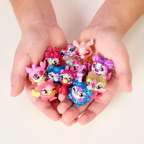 Magic Mixies Minis Magic Shimmerverse Series Collector's Pack, 9 Mini Mixies Included with Magical Fizz Cauldron Unboxing - 2 Hidden Minis