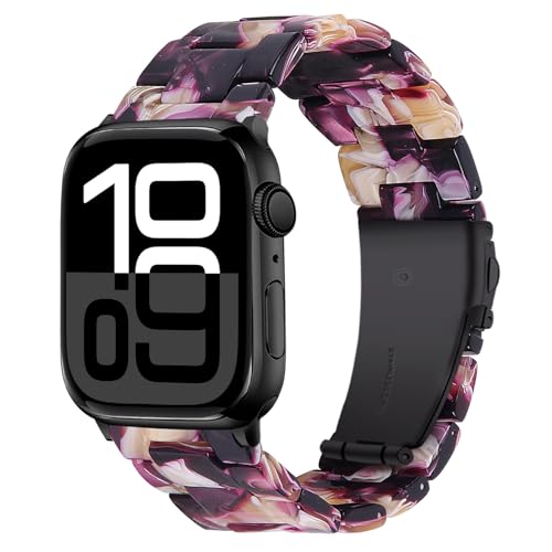 �Ή� Appe Watch 10/3/2/1 �o���h ������ �h���h�� ������ ���h�~ �y�� �A�b�v���E�H�b�` 38 �x���g ��p �����o���O�� �r�W�l�X Apple Watch �o���h 38mm ���Ɖ��F �u���b�N�����o�b�N��