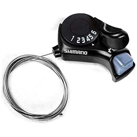 RainFlowwer Bike Shifter SL-TX30-6R, 6 Gang Fahrrad Rechts Daumen Schalthebel Cover