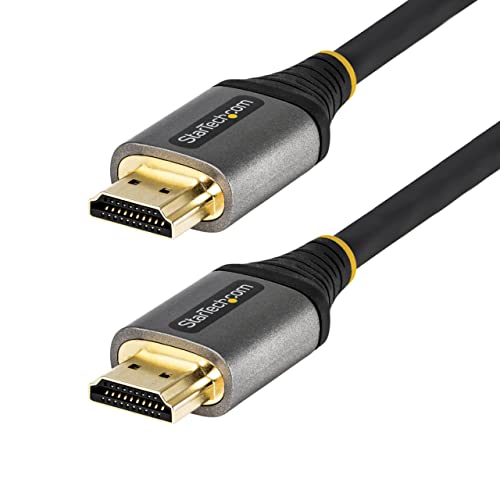 StarTech.com 13.1ft (4m) HDMI 2.1 Cable 8K, Certified Ultra High Speed HDMI Cable 48Gbps, 8K 60Hz/4K 120Hz HDR10+ eARC
