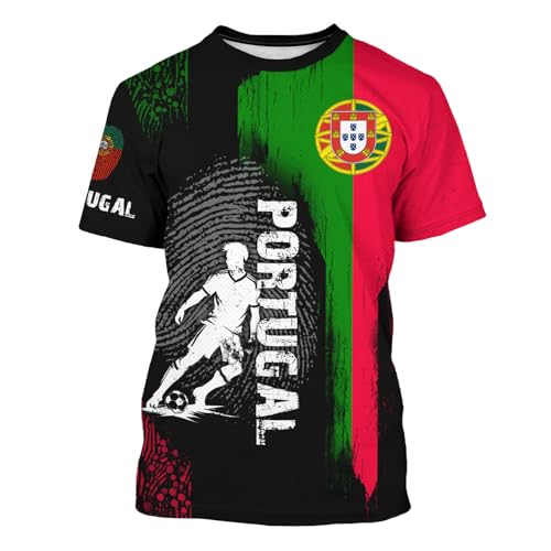 Portugal Men's Vintage Soccer Graphic Tee