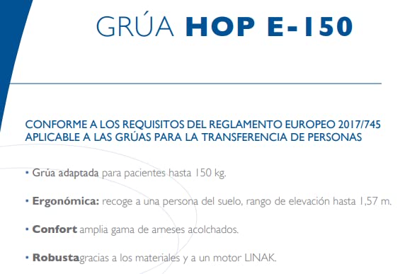 Grúa HOP! E-150-4p WINNCARE