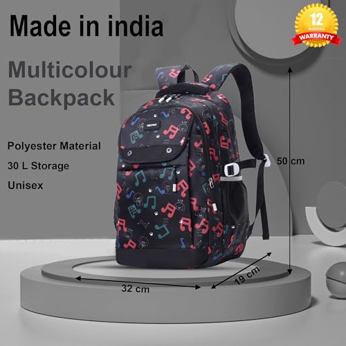 Image of Tinytot 30 Litre Waterproof School Backpack Bags for Women - Large 19 Inch Laptop Bag for Boys &Girls 12+ Years, College Bag for Girls and Boys, Men, Women - Ideal for Office, Travel, School, College