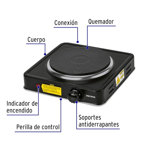 Parrilla eléctrica Volteck 17 parrilla electrica volteck marca Volteck (2)