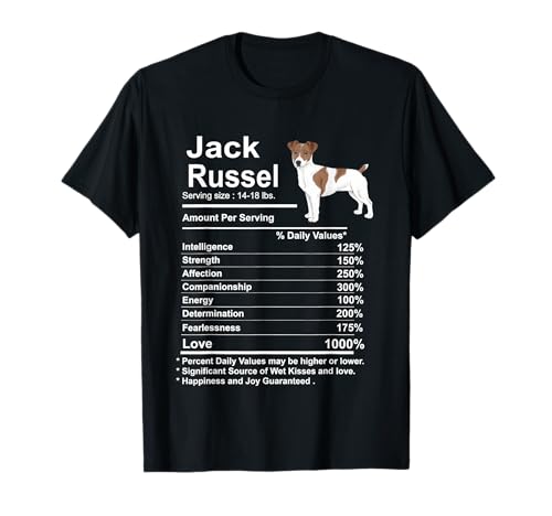 Lustige Jack Russel Fakten Ernährung Geschenk Jack Russel T-Shirt