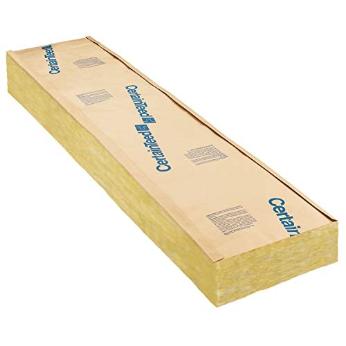 Certainteed R-30 Kraft Faced 23 by 48 Fiberglass Batt Insulation Fits 2x8 Floor or Attic High Density (Cathedral) a Total of 8 Bags and Square Footage of 613.36 FT