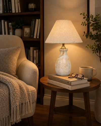 Image of tu casa Wooden Table Lamp | Mango Wood | Jute Shade