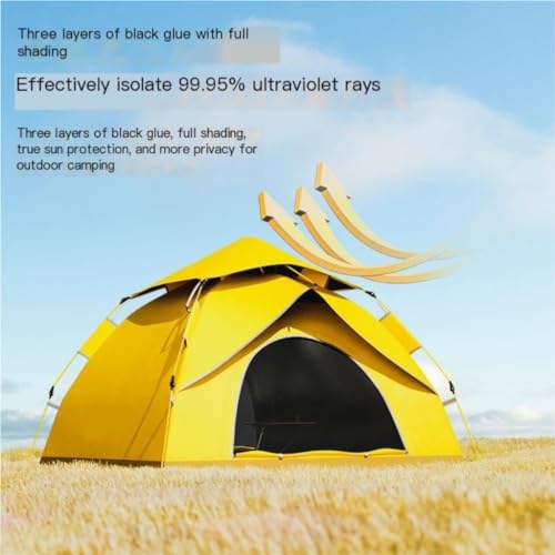 Carpa para camping ligera y espaciosa para 3-4 personas miniatura 3