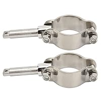 1 Paar Klemm-Ruderschlösser, 1 Paar Boots-Ruderschloss-Buchsen, 1 Paar Ruderschloss-Buchsen-Seitenmontage, 1 3/8 Zoll Bis 1 3/4 Zoll Innendurchmesser, Klemmhalterungen für