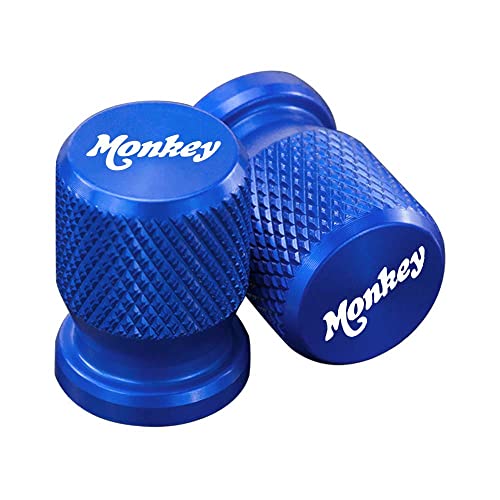 Angu HONDA モンキー125 Monkey 125 タイヤ エア バルブ キャップ 2個 セット オートバイ ドレスアップ パーツ 軽量 高 強度 アルミ 製 腐食 防止 高級 アルマイト 仕上げ オートバイ 用 ホイール エア バルブ キャップ