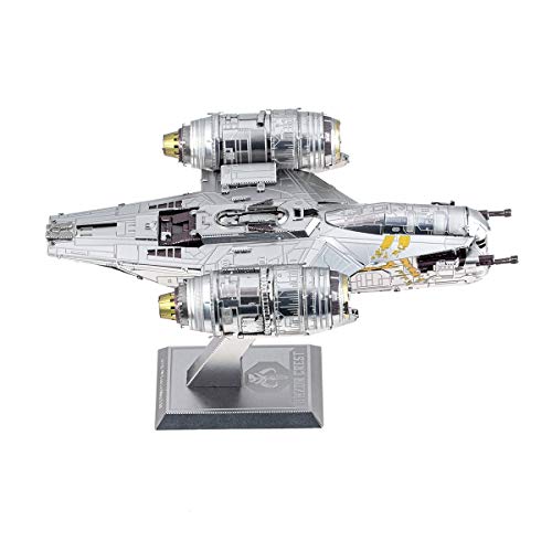 Metal Earth Fascinations ICX217 ICONX 502948, Star Wars The Mandalorian, Razor Crest™, Laser-Cut 3D Construction kit - Image 2