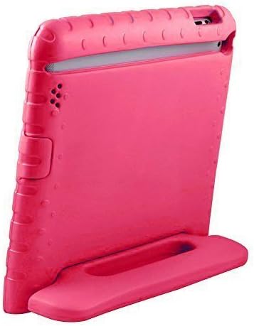 BMOUO Kids Case for iPad 2 3 4 - Shockproof Light Weight Convertible Handle Stand Case Cover for Apple iPad 9.7 Inch (iPad 2nd 3rd 4th Generation) - Rose