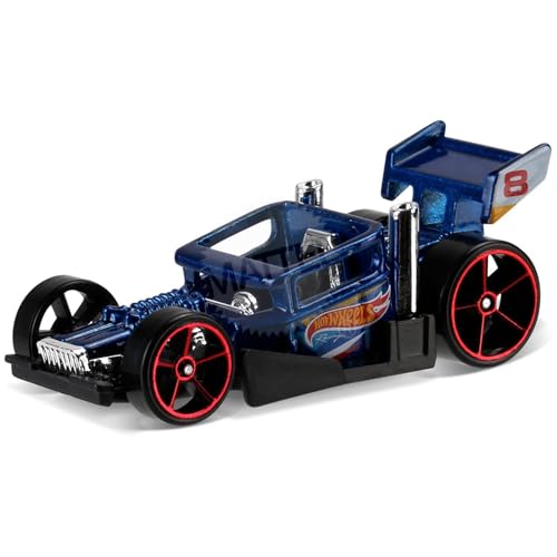 Hot Wheels 2016 HW Race Team Bone Speeder 7/250 Azul miniatura 2