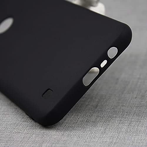 Image of Mobile Back Cover Case for Realme C21Y (Silicone Case|CameraProtection|Black SC1510)