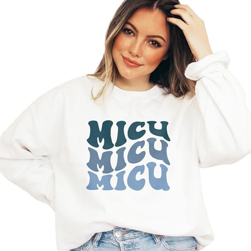 Groovy Blue MICU Sweatshirt, Medical Intensive Care Unit, MICU Nurse, Graduation Gift For Her, MICU Crew Tech Shirts, Unisex Crewneck2