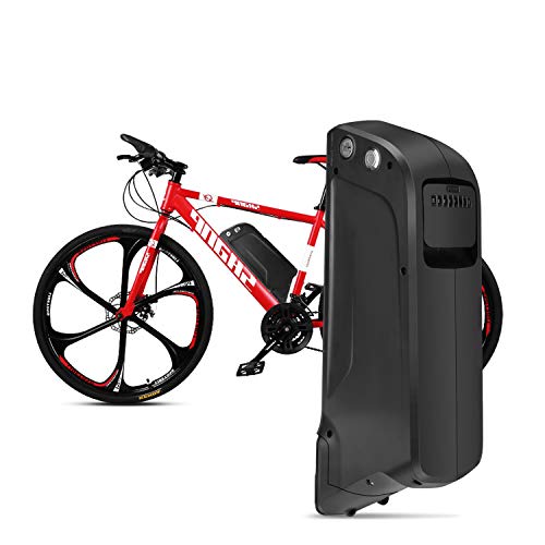 Sunbond EBike Battery 48V 11.6AH Lithium ion Rechargeable Battery with USB Port (Black), with Charger, Electric Bicycle Battery Pack Electric Bicycle Battery, Motorcycle Bicycle Batteries