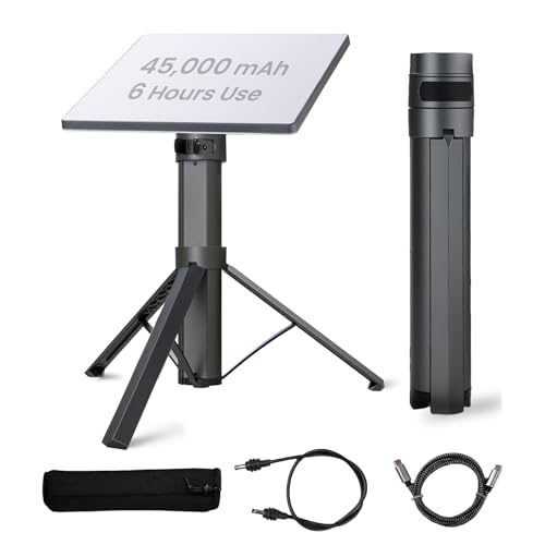 Starlink Mini Battery Pack, 6H Runtime, 166Wh 45000mAh Power Bank, 60W Type-C Charging Port, with Tripod Stand, IP67 Waterproof, for RV Outdoor Off-Grid Emergency Work