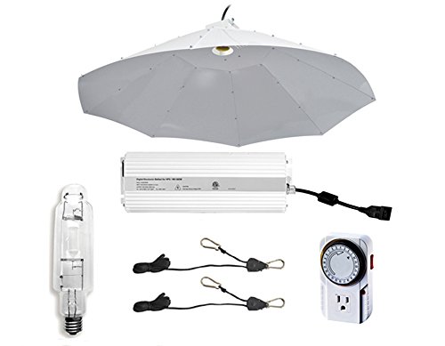 Hydro Crunch 400-Watt Grow Light Digital Dimmable MH System for Plants ...