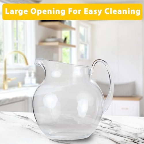 LilysHome Shatterproof Plastic Indoor Outdoor Pitcher Large Capacity 3.25 liter