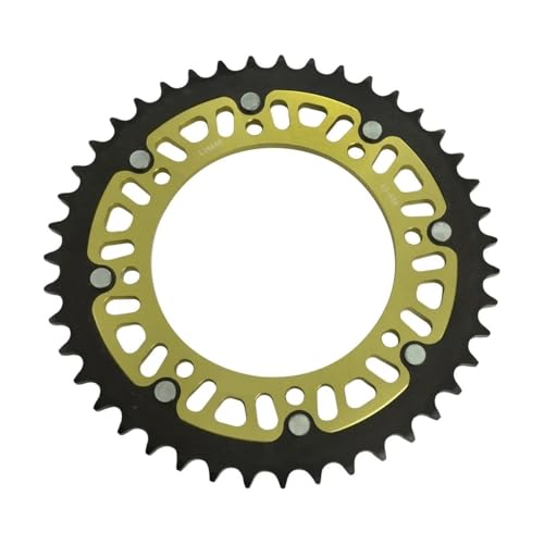 Pignon arrière 520 43 dents jaune pour moto KLR650R et KLE250