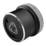 Singularity Computers Protium D5 Pump Cover - Black/ Silver Rings