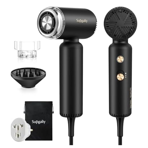 SUPGALIY Dual Voltage Travel Hair Dryer