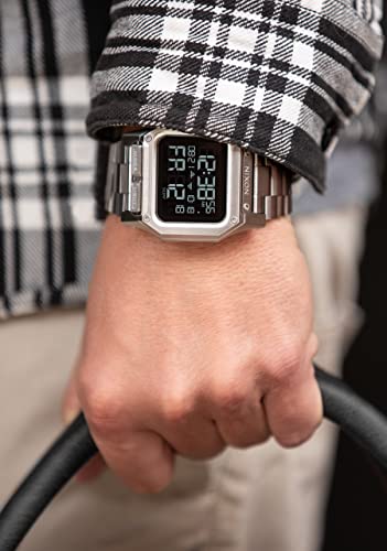 Nixon Regulus Ss A1268 - Silver - 100M Water Resistant Men's Digital Sport Watch (46Mm Watch Face, 29Mm-24Mm Stainless Steel Band) #TOP4