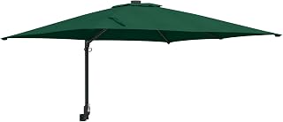 vidaXL - Sombrilla de patio (300 cm x 300 cm), color verde