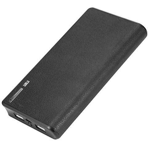 73JohnPol 50000mAh External Power Bank Backup LED Dual USB Battery Charger for Cellphone Easy to Take and Charge Anytime and Anywhere&(color:Black)
