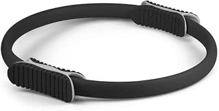 WELLDER Super Grip - Anillo de aro mágico para Yoga, Pilates, Fitness, Gimnasio, Color Negro o Rosa, para Hombre y Mujer, 37 cm