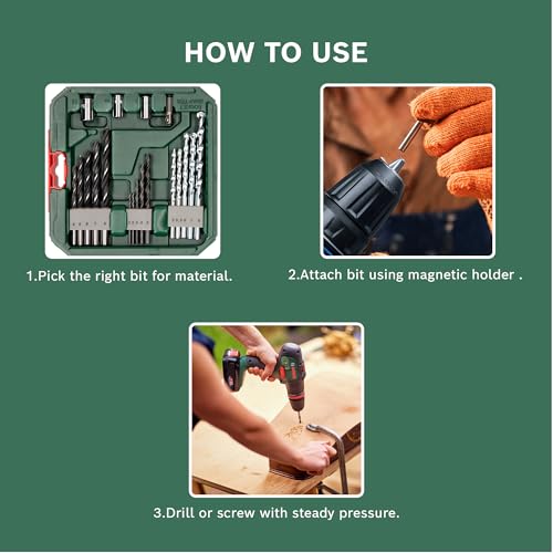 Bosch 2607010608 Drill-/Screwdriver Bit Set "X-Line Classic" 34 Pcs