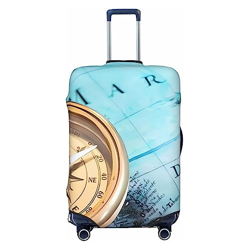 Protège-valise élastique DEHIWI noir avec zip pour bagage moyen