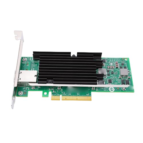 Carte Réseau PCIe 10 Go Jectse RJ45 avec Contrôleur X540 T1 pour Serveur VMware et Centre de Données