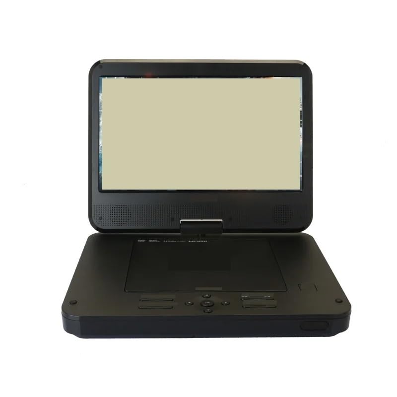 Reproductor de DVD portátil, Reproductor de DVD BLU-Ray HD portátil Giratorio Plegable TV Digital Multimedia móvil con Pantalla 10 Pulgadas