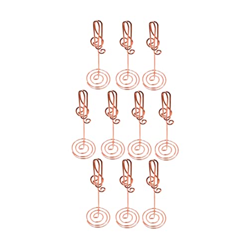 Tofficu Envelope 10 peças em forma de nota clipes criativos para decoração de casamento suporte de f