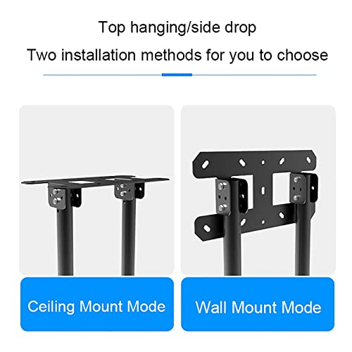 Support de plafond pour téléviseur de grande taille pivotant pour supprimer les reflets