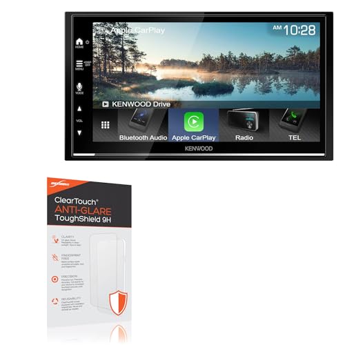 BoxWave Screen Protector Compatible with Kenwood DMX8709S - ClearTouch Anti-Glare ToughShield 9H (2-Pack), Anti-Glare 9H Tough Flexible Film Screen Protector