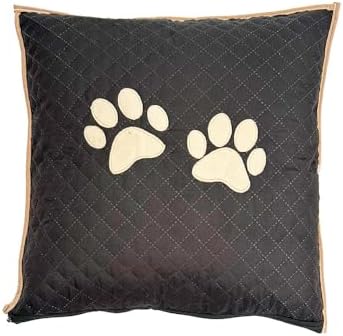 Almofada Pet 2 Patinhas Impermeável 45x45cm Decorativa Lavável co...