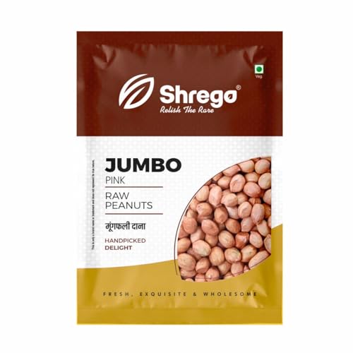 Image of Shrego Pink Raw Peanut 500 g (1 x 500 Gm) Premium Moongfali