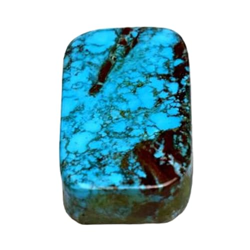 Turquoise naturelle rectangulaire sans défaut de taille pour sertir bague et collier