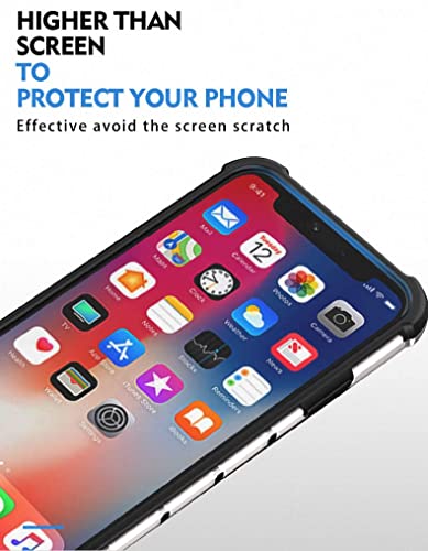 Image of Hard PC Back Case Cover for Vivo X80 Pro 5G Anti Slip Ultra Thin Shockproof Reinforced Corners (Transparent)