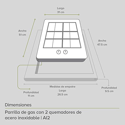 Opiniones y reviews de Parrilla 2 Quemadores - 5 favoritos. 20 Parrilla 2 Quemadores marca AVERA (2)