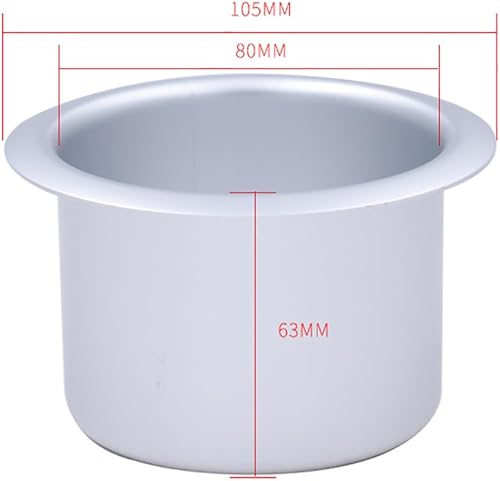 Miniatura 3 de 2 soportes de metal para sofá, portavasos de repuesto para bebida, portavasos reclinables para automóvil, para mesa de barco, color negro